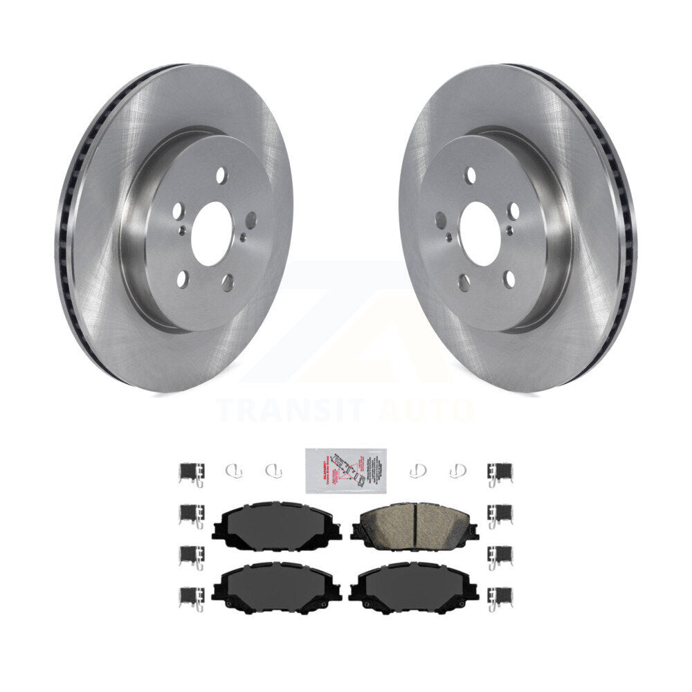 Front Disc Brake Rotors And Ceramic Pads Kit For Toyota Corolla Prius Prime K8A-103927