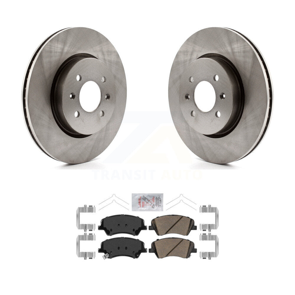 Front Disc Brake Rotors And Ceramic Pads Kit For Kia Rio Hyundai Accent K8A-103934