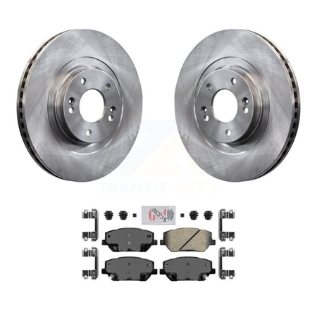 Front Disc Brake Rotors And Ceramic Pads Kit For 2019-2020 Hyundai Santa Fe K8A-103938