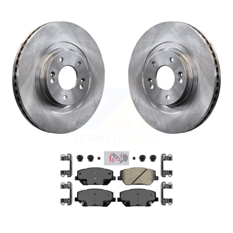 Front Disc Brake Rotors And Ceramic Pads Kit For 2019-2020 Hyundai Santa Fe K8A-103938