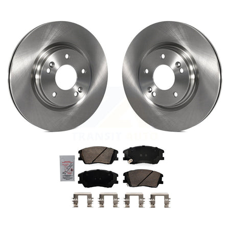 Front Disc Brake Rotors And Ceramic Pads Kit For Kia Soul EV K8A-103939