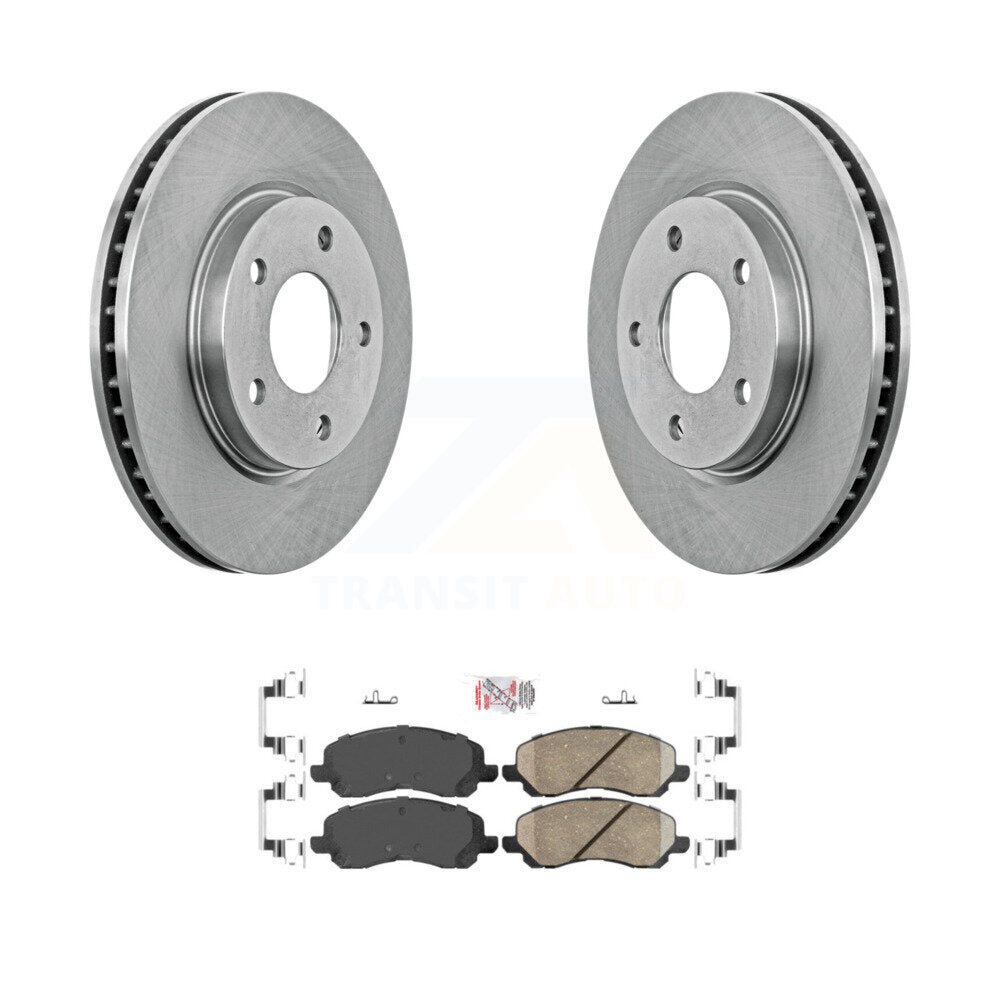 Front Disc Brake Rotors And Ceramic Pads Kit For Mitsubishi Lancer Dodge Caliber K8A-103941