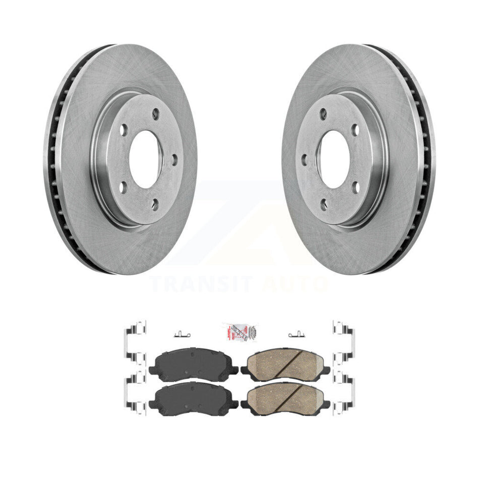 Front Disc Brake Rotors And Ceramic Pads Kit For Mitsubishi Lancer Dodge Caliber K8A-103941