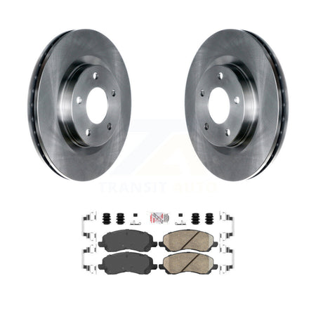 Front Brake Rotors Ceramic Pad Kit For Mitsubishi Jeep RVR Outlander Patriot Lancer Dodge K8A-103945