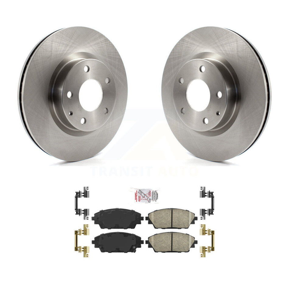 Front Disc Brake Rotors And Ceramic Pads Kit For Mazda 3 CX-3 Sport K8A-103954