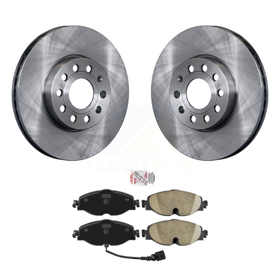 Front Disc Brake Rotors Ceramic Pad Kit For Volkswagen Jetta Golf SportWagen Taos Audi A3 K8A-103957