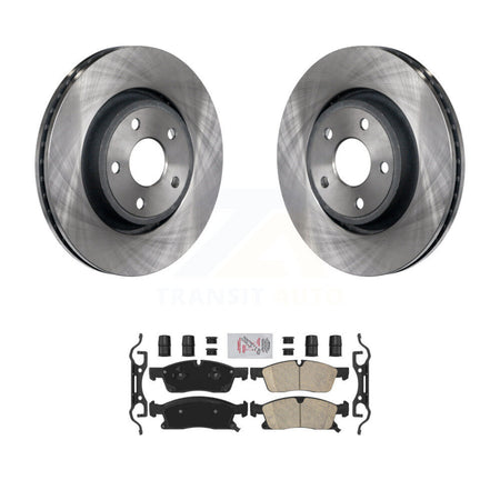 Front Disc Brake Rotors And Ceramic Pads Kit For Jeep Grand Cherokee Dodge Durango WK K8A-103963