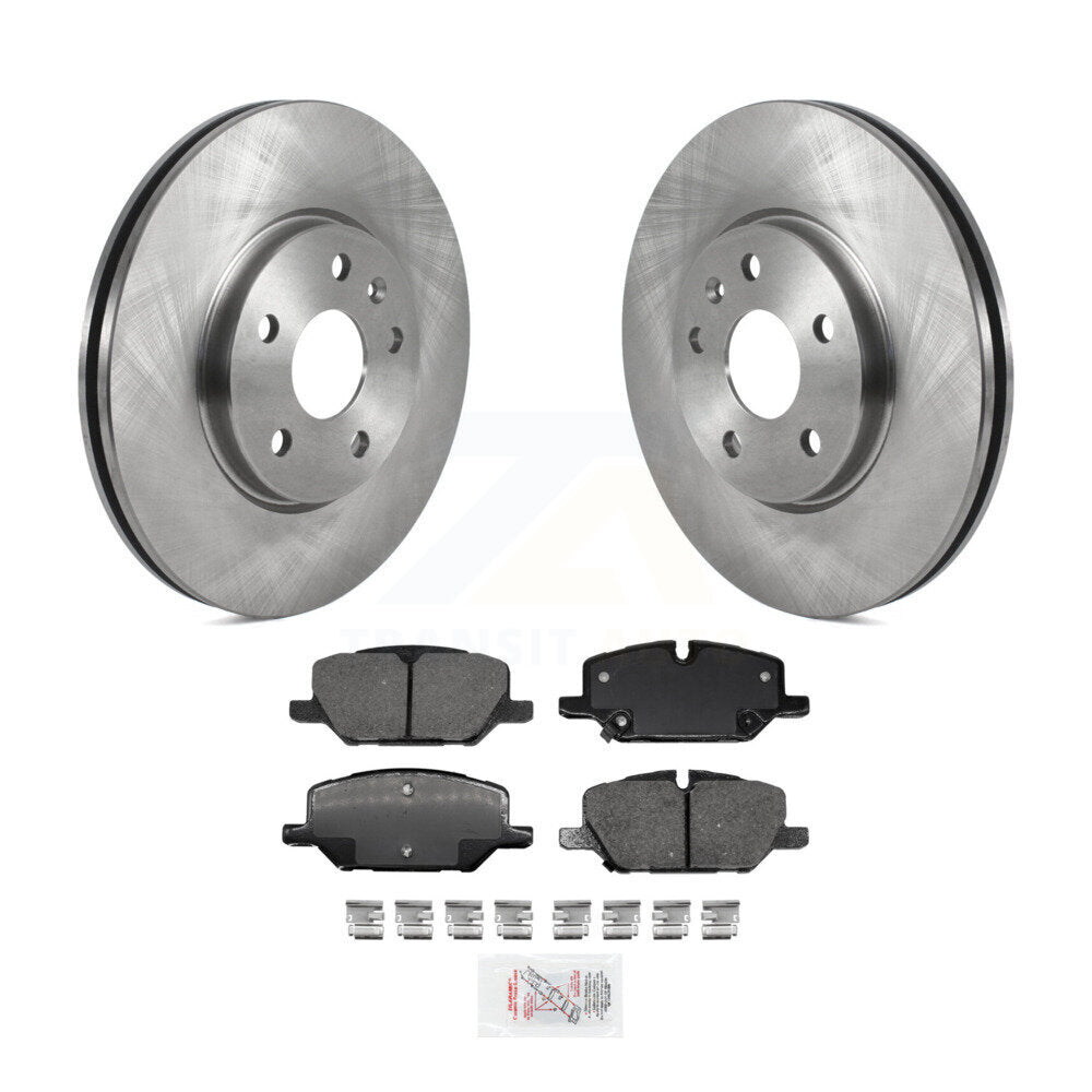 Front Disc Brake Rotors And Ceramic Pads Kit For Buick Envision Cadillac XT4 K8A-103966