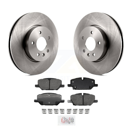 Front Brake Rotors Ceramic Pad Kit For 21-23 Cadillac CT4 With 321mm Diameter Rotor K8A-103969