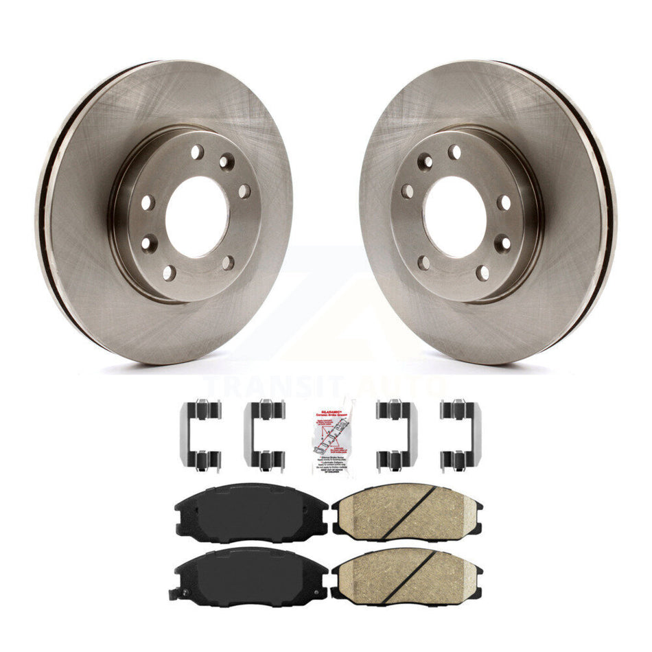 Front Disc Brake Rotors And Ceramic Pads Kit For Kia Sedona K8A-103989
