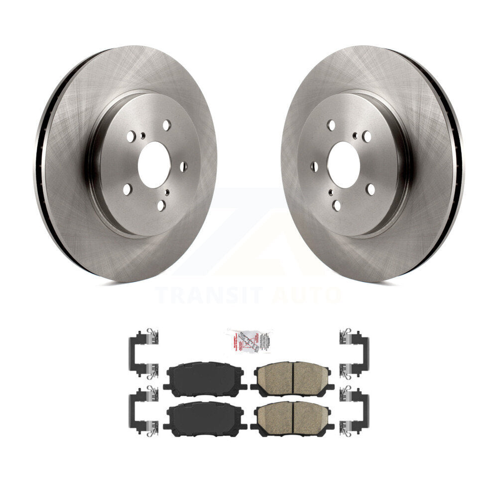 Front Disc Brake Rotor And Ceramic Pad Kit For Lexus RX350 RX330 Toyota Highlander RX400h K8A-104012