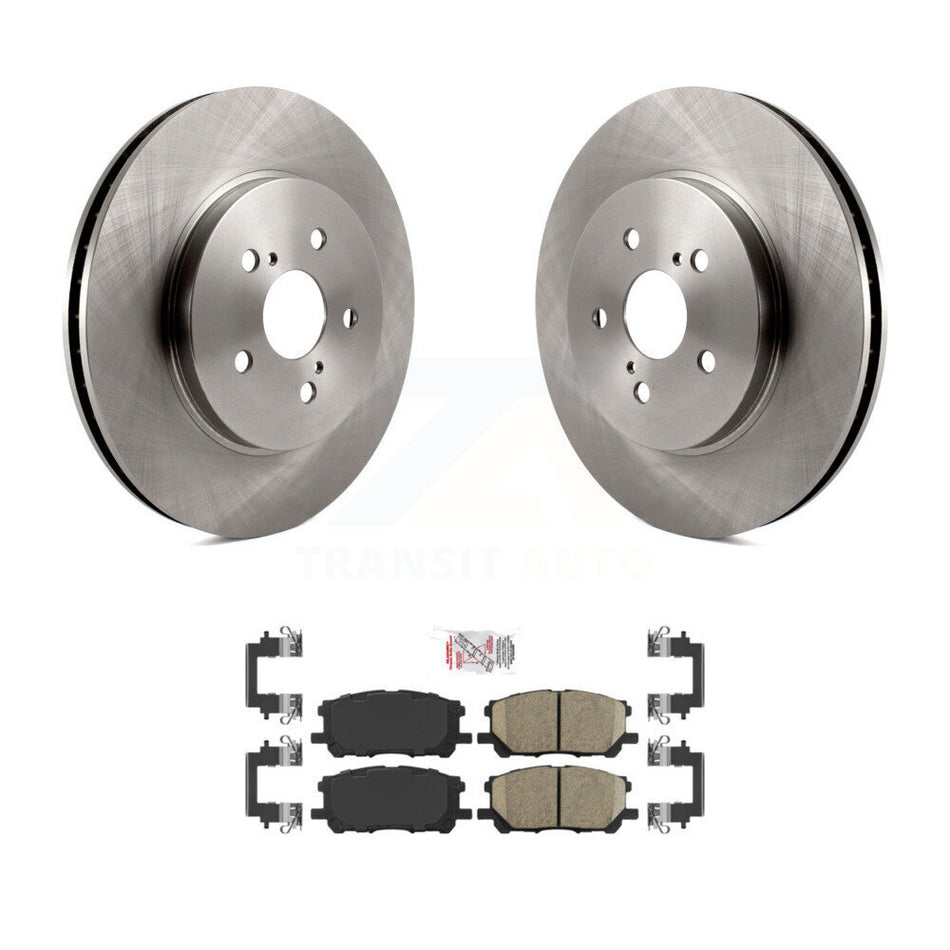 Front Disc Brake Rotor And Ceramic Pad Kit For Lexus RX350 RX330 Toyota Highlander RX400h K8A-104012