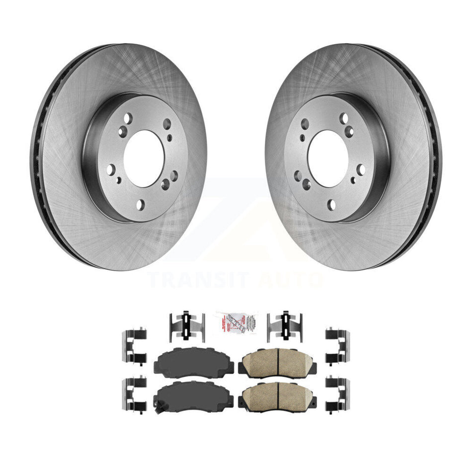 Front Brake Rotors Ceramic Pad Kit For Honda CR-V Acura Prelude Integra Odyssey TL Legend K8A-104037