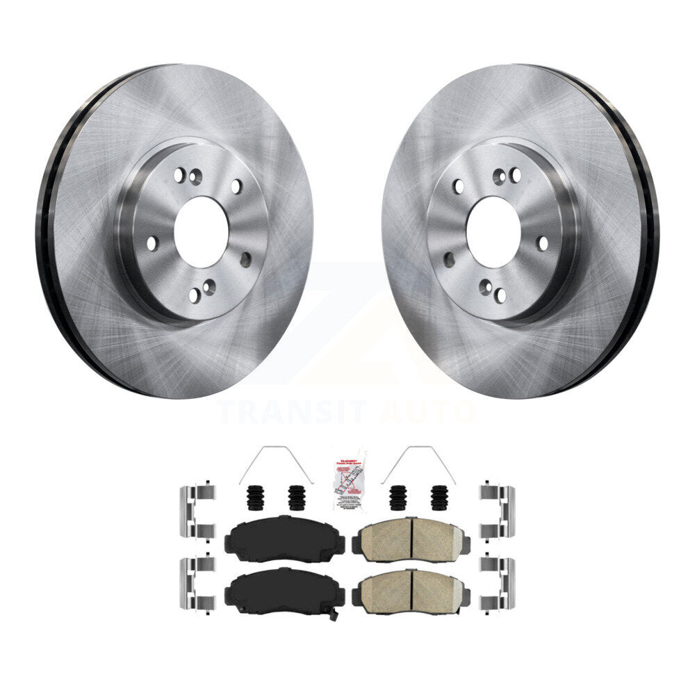 Front Disc Brake Rotors And Ceramic Pads Kit For Honda Accord Acura TSX TL CL K8A-104055