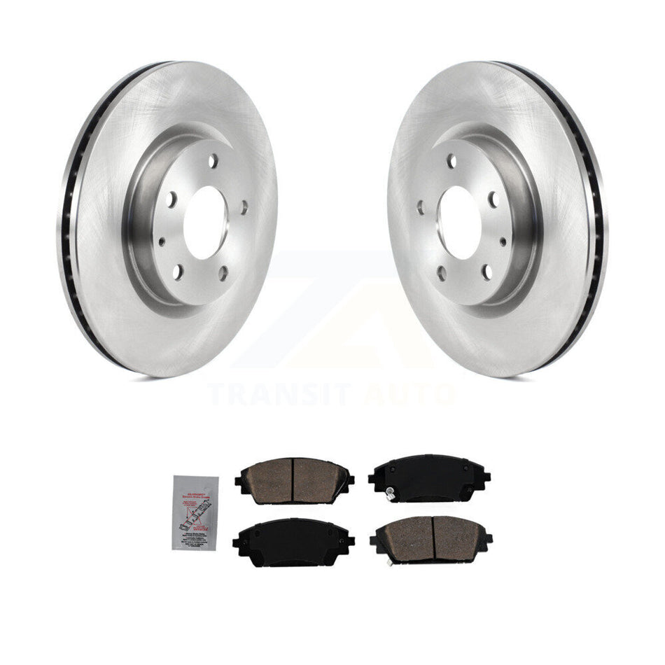 Front Disc Brake Rotors And Ceramic Pads Kit For 2020-2023 Mazda CX-30 K8A-104057