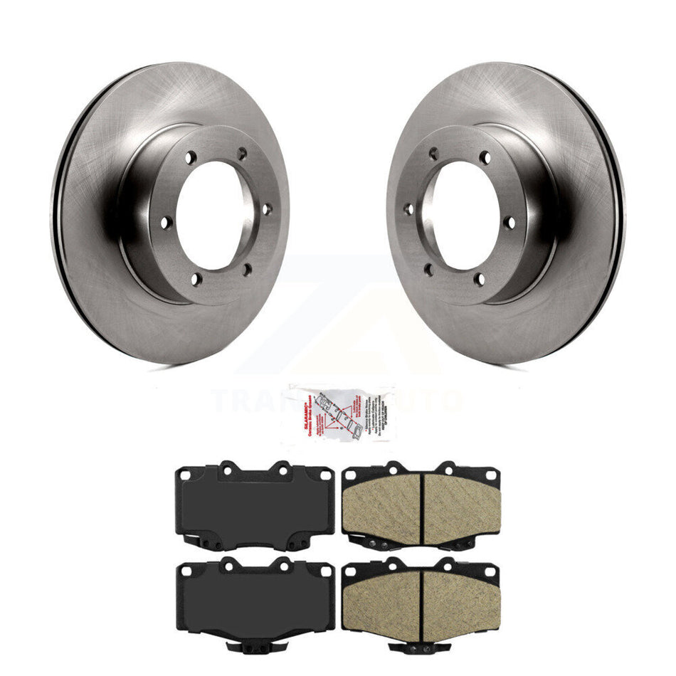 Front Disc Brake Rotors And Ceramic Pads Kit For Toyota Pickup 4Runner K8A-104058