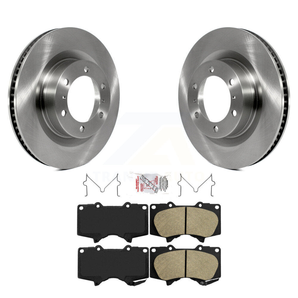 Front Disc Brake Rotors And Ceramic Pads Kit For 2010-2023 Toyota 4Runner Lexus GX460 K8A-104068