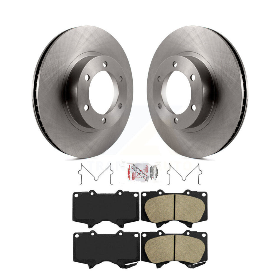 Front Disc Brake Rotors And Ceramic Pads Kit For Toyota 4Runner Lexus GX470 K8A-104070