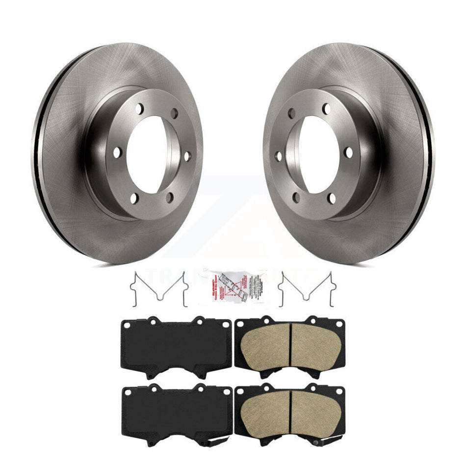 Front Disc Brake Rotors And Ceramic Pads Kit For Toyota Tundra Sequoia K8A-104072