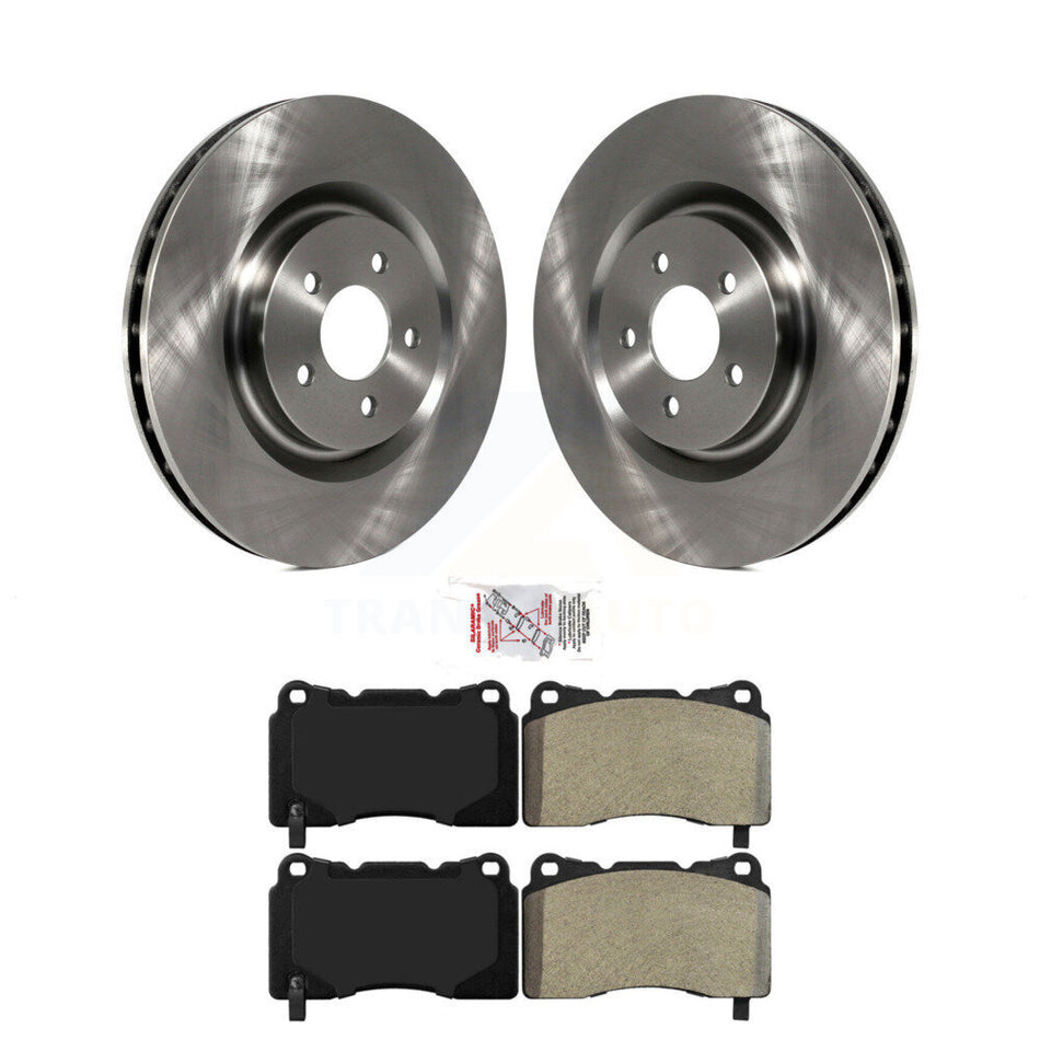 Front Disc Brake Rotors And Semi-Metallic Pads Kit For Ford Mustang K8A-104075