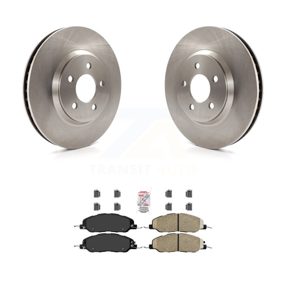 Front Disc Brake Rotors And Ceramic Pads Kit For Ford Mustang K8A-104076