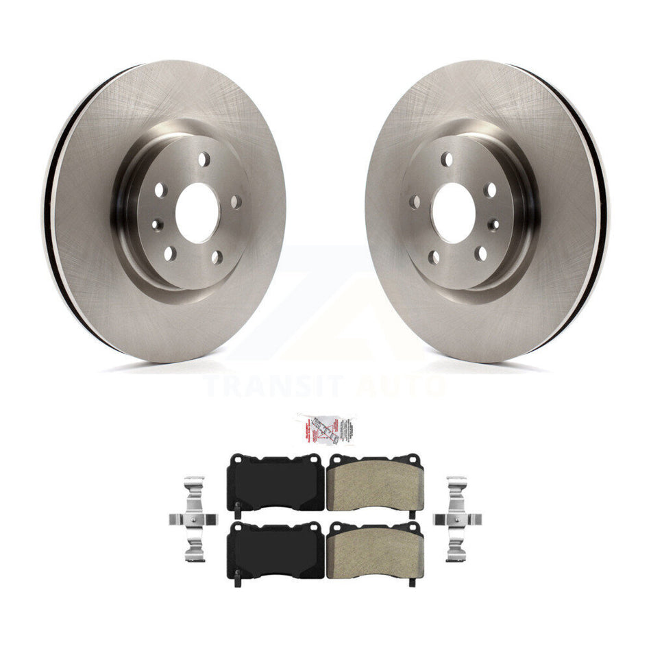 Front Disc Brake Rotors And Semi-Metallic Pads Kit For Cadillac XTS Buick Regal K8A-104086