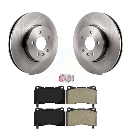 Front Disc Brake Rotors And Semi-Metallic Pads Kit For Cadillac ATS K8A-104087