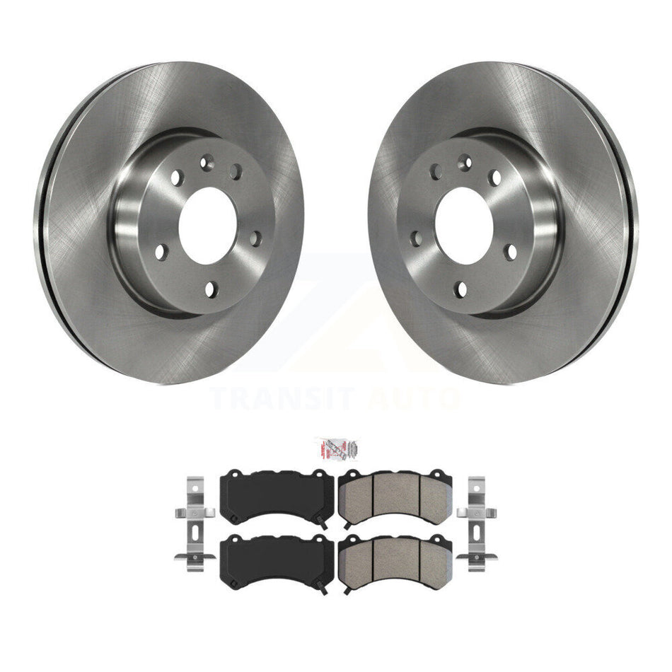Front Brake Rotors Semi-Metallic Pad Kit For Cadillac ATS With 300mm Diameter Rotor K8A-104090