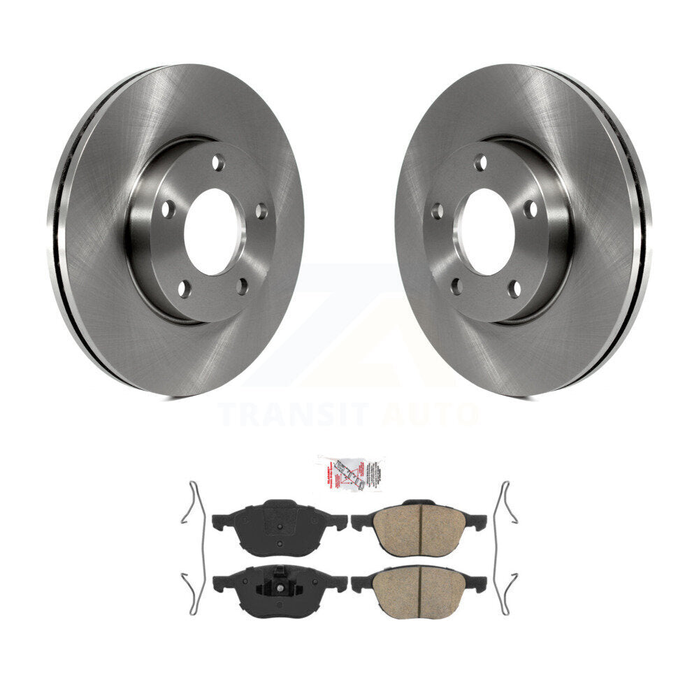 Front Disc Brake Rotors And Ceramic Pads Kit For Mazda 3 Sport K8A-104122