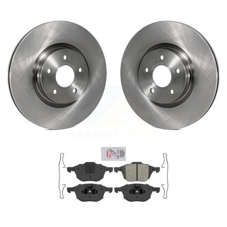 Front Brake Rotor & Semi-Metallic Pad Kit For 2014 Ford Transit Connect 104.8" wheel base K8A-104123