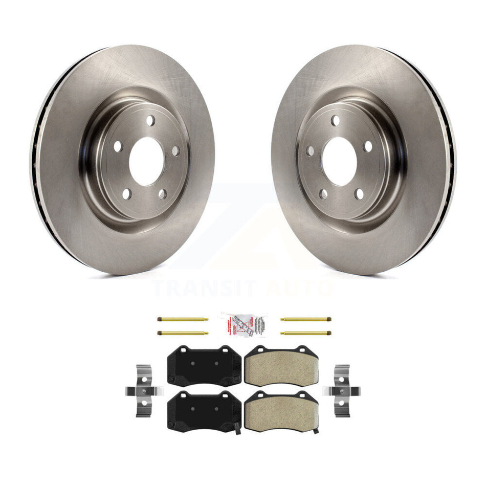 Front Disc Brake Rotors And Semi-Metallic Pads Kit For 2008-2010 Chevrolet Cobalt SS K8A-104146