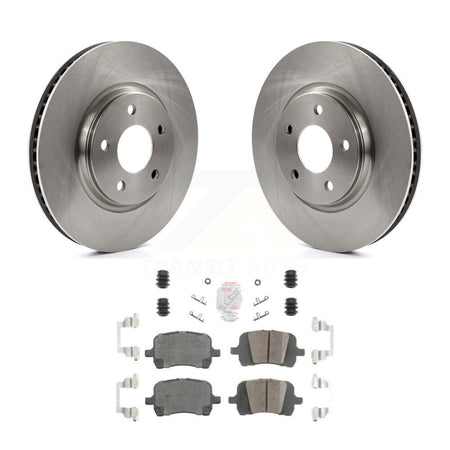Front Brake Rotor & Ceramic Pad Kit For Chevrolet Malibu Pontiac G6 Cobalt G5 Saturn Aura K8A-104147