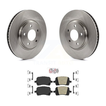 Front Brake Rotor & Ceramic Pad Kit For Chevrolet Malibu Pontiac G6 Cobalt G5 Saturn Aura K8A-104148