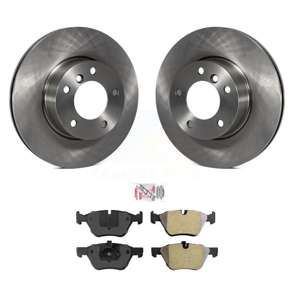 Front Disc Brake Rotors And Semi-Metallic Pad Kit For BMW 128i 328i 323i 328xi 325i 325xi K8A-104153