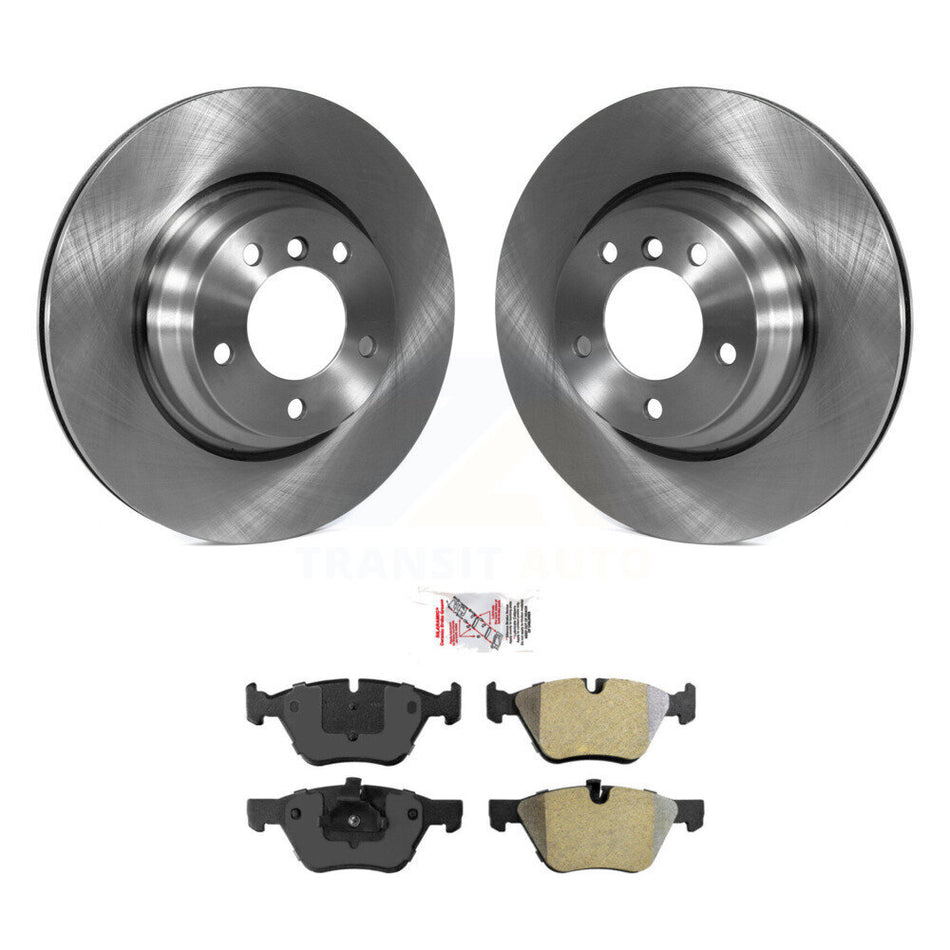 Front Disc Brake Rotors And Semi-Metallic Pads Kit For BMW X1 330i 330xi K8A-104155