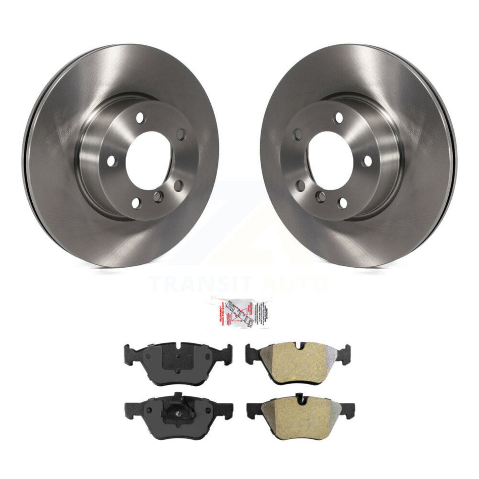 Front Disc Brake Rotors And Semi-Metallic Pads Kit For BMW X1 328xi K8A-104157