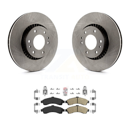 Front Brake Rotors & Ceramic Pad Kit For Chevrolet GMC Trailblazer Envoy XL EXT SSR Buick K8A-104172