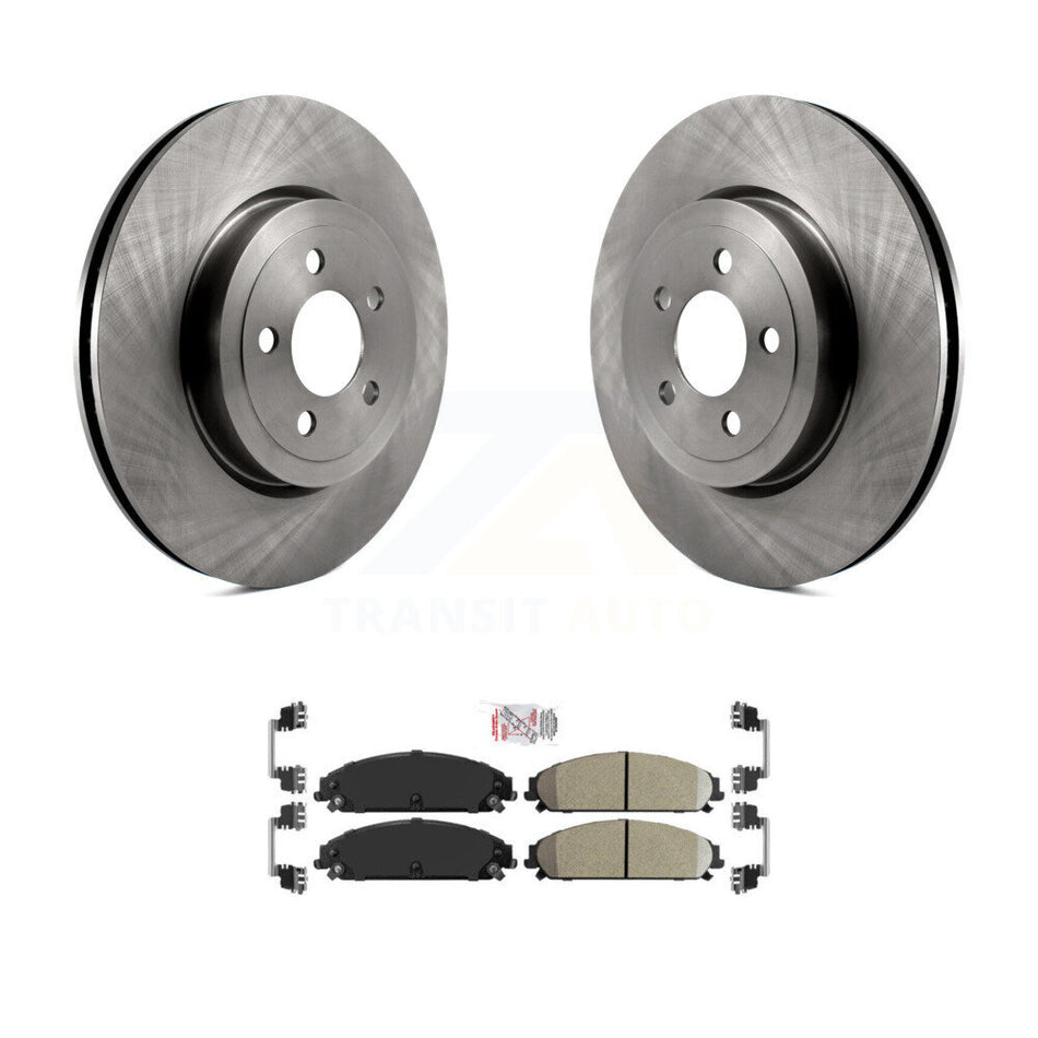 Front Disc Brake Rotor & Ceramic Pad Kit For Dodge Chrysler 300 Charger Challenger Magnum K8A-104200