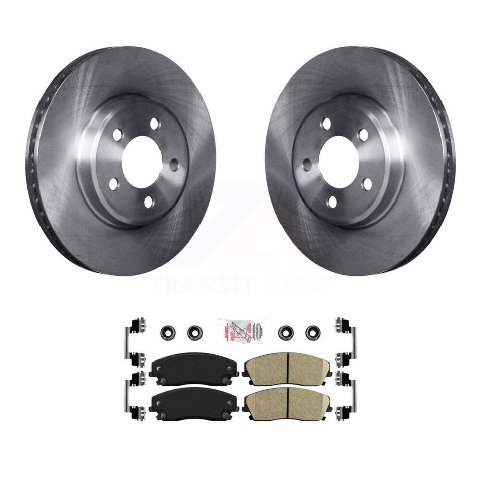 Front Disc Brake Rotor & Ceramic Pad Kit For Dodge Chrysler 300 Charger Challenger Magnum K8A-104204