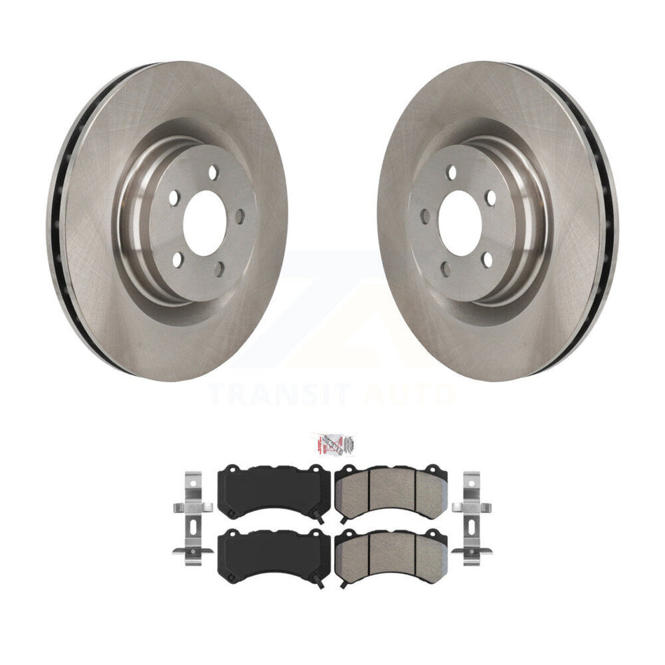 Front Disc Brake Rotors And Semi-Metallic Pads Kit For Dodge Challenger Charger K8A-104206