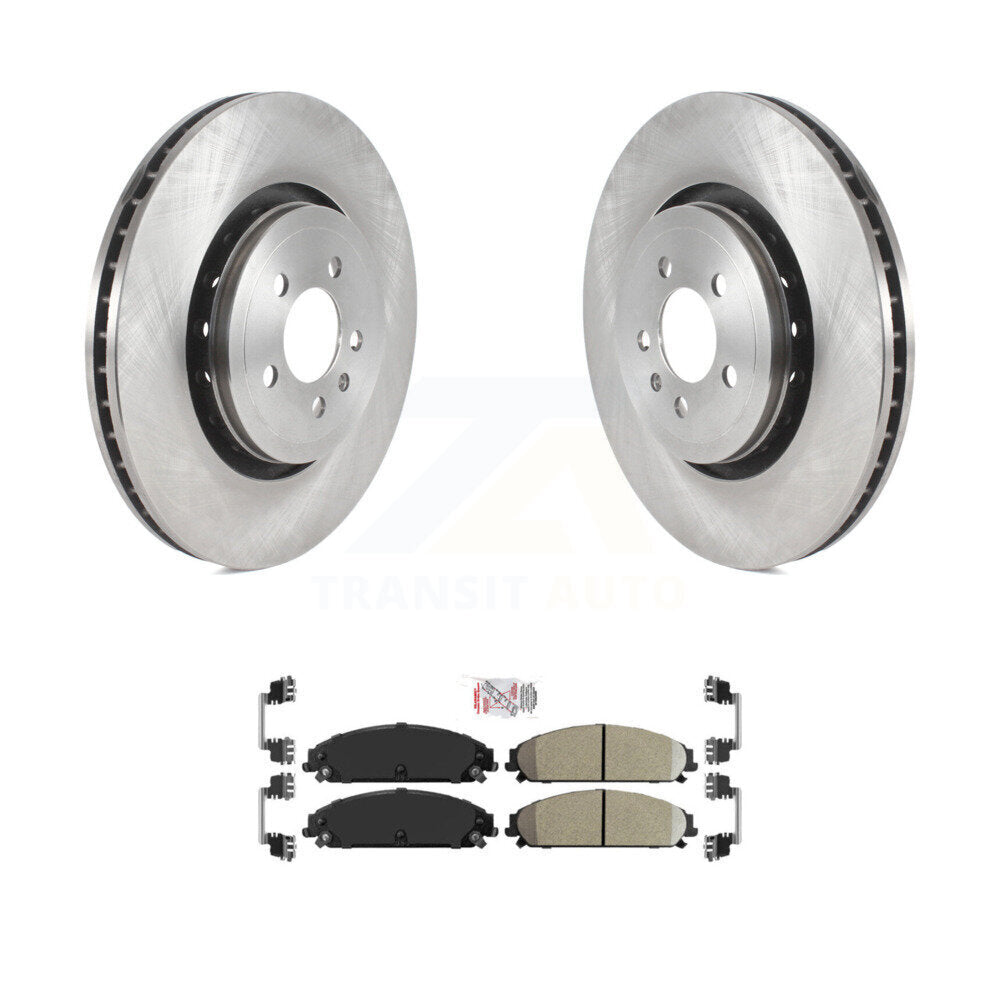 Front Disc Brake Rotors Ceramic Pad Kit For Dodge Charger With 370mm Diameter Rotor K8A-104207
