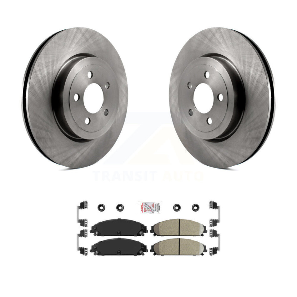 Front Disc Brake Rotor & Ceramic Pad Kit For Dodge Chrysler 300 Charger Challenger Magnum K8A-104209