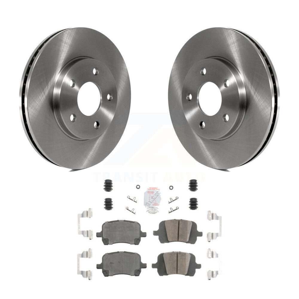 Front Disc Brake Rotors And Ceramic Pads Kit For Chevrolet HHR K8A-104222