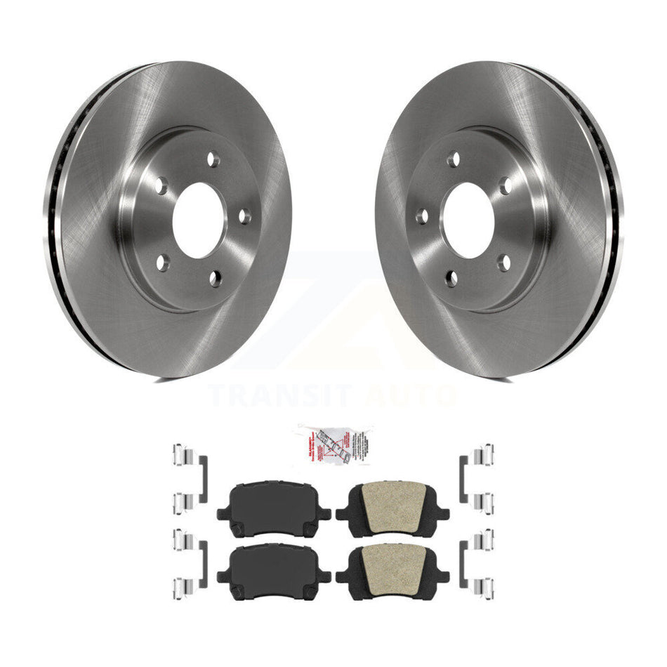 Front Disc Brake Rotors And Ceramic Pads Kit For Chevrolet HHR K8A-104223