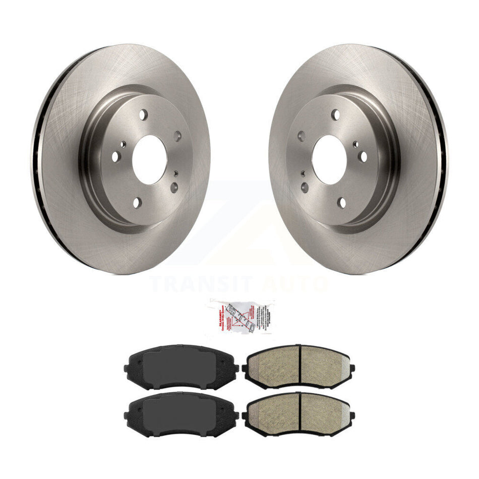 Front Disc Brake Rotors And Semi-Metallic Pads Kit For 2006-2013 Suzuki Grand Vitara K8A-104224