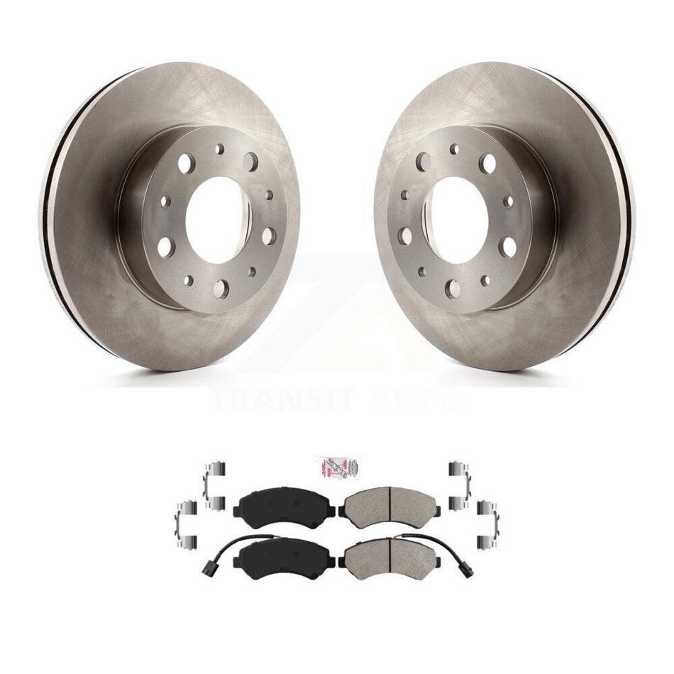 Front Disc Brake Rotors And Semi-Metallic Pads Kit For Ram ProMaster 2500 3500 1500 K8A-104243