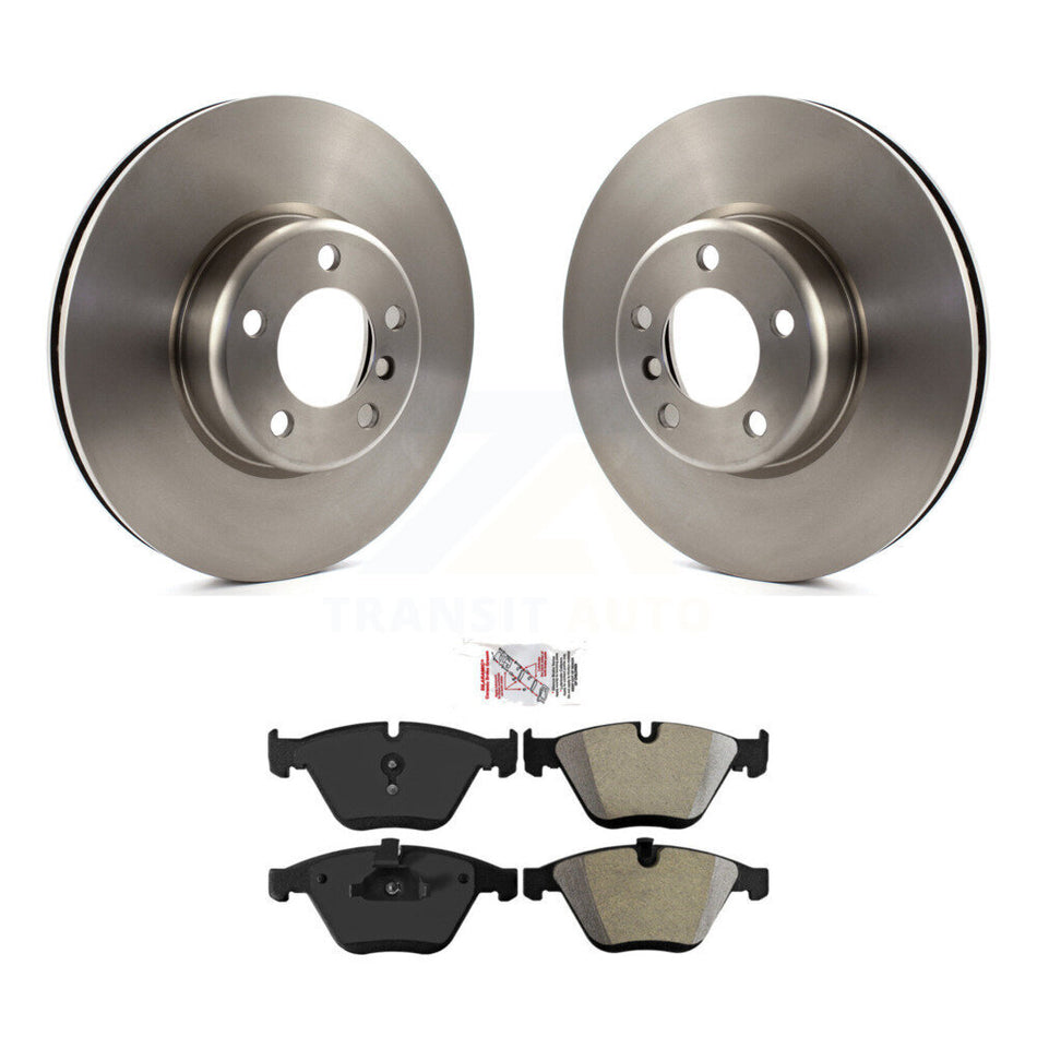 Front Brake Rotor Semi-Metallic Pad Kit For BMW 328i 335i With 340mm Diameter K8A-104249