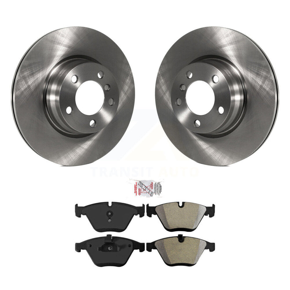 Front Disc Brake Rotor Semi-Metallic Pad Kit For BMW 328i With 330mm Diameter K8A-104250