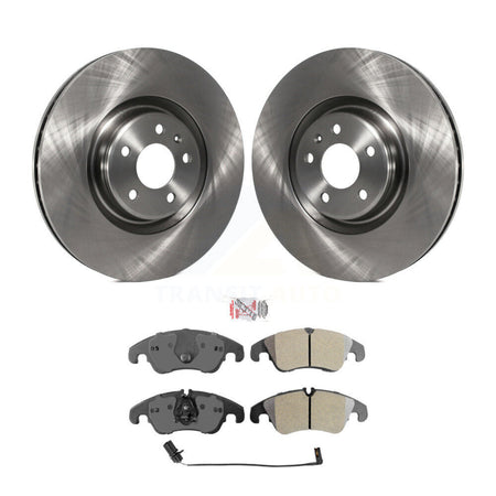 Front Brake Rotors Semi-Metallic Pad Kit For 2014 Audi A6 With 356mm Diameter Rotor K8A-104257