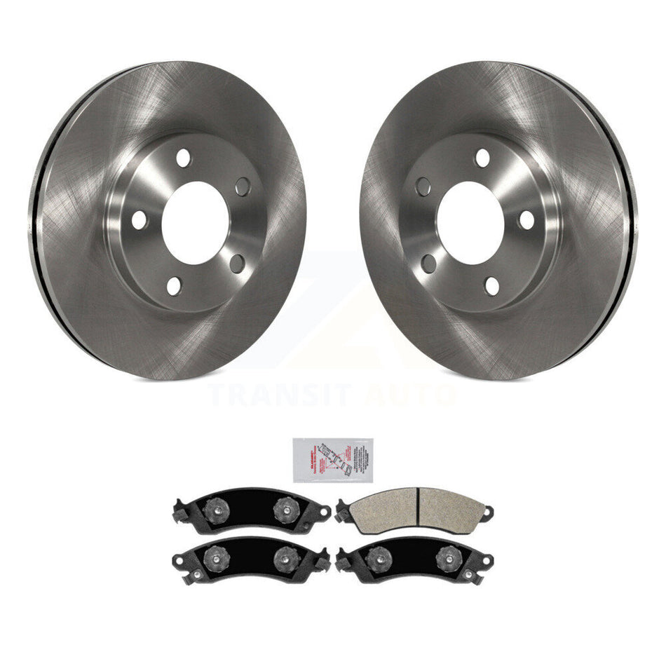 Front Disc Brake Rotors And Semi-Metallic Pads Kit For Ford Mustang Left or Right K8A-104264